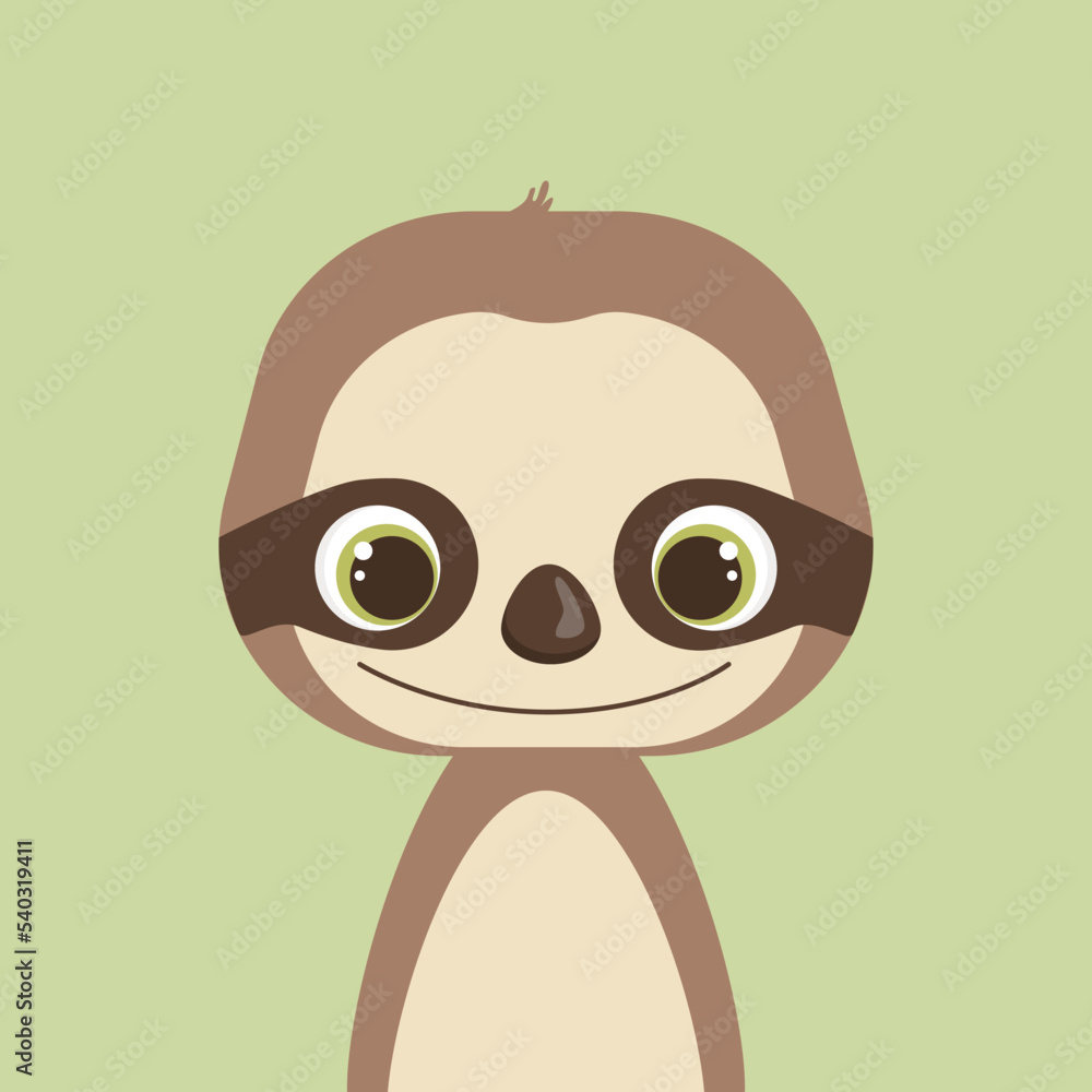 Cute baby sloth among flowers and leaves. Adorable animal illustration in the summer, spring style. Vector funny sloth for greeting card, invites, poster, phone and book cover, background. Cute baby sloth among flowers and leaves. Adorable animal illustration in the summer, spring style. Vector funny sloth for greeting card, invites, poster, phone and book cover, background.