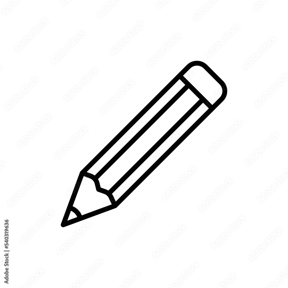 Pencil Icon Vector Design Template Pencil Icon Vector Design Template