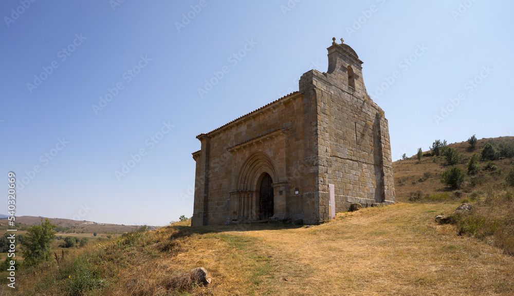 Romanic church in northern Palencia, Castilla y León, Spain