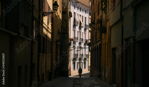 Street view in Teruel  Aragon  Spain