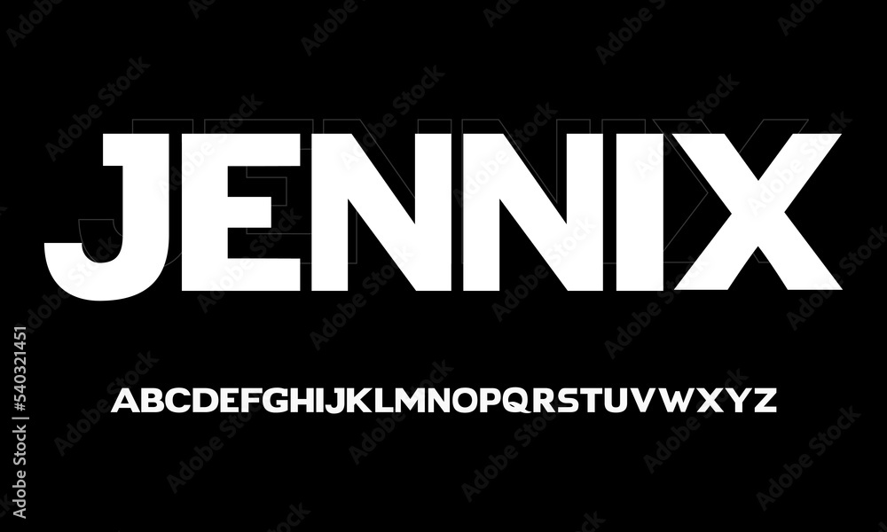 modern solid bold style font modern solid bold style font