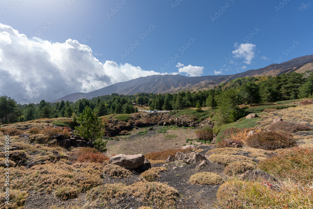 Ätna - Etna Landschaft in Sizilien