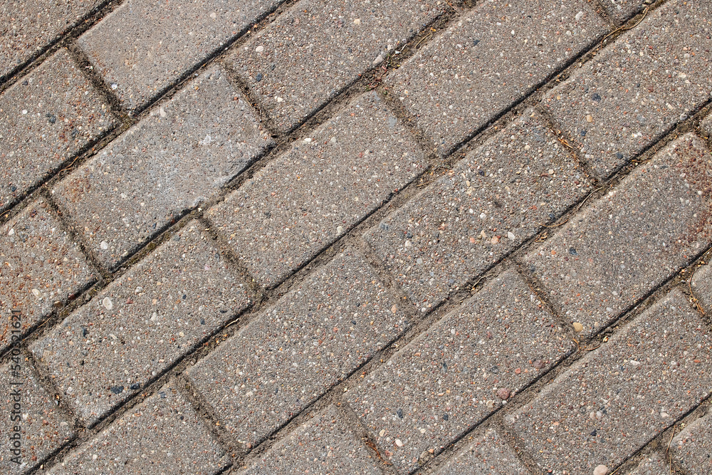 Rectangular paving slabs closeup, background or texture Rectangular paving slabs closeup, background or texture
