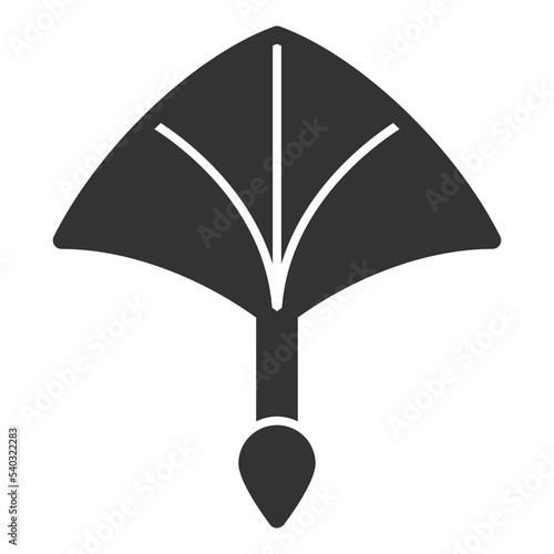 Kite - icon, illustration on white background, glyph style