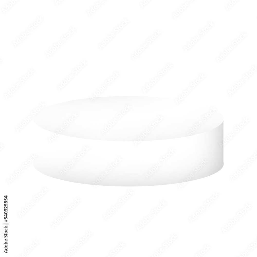 white podium 3D white podium 3D