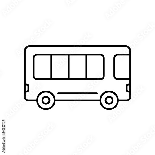 Bus Icon  Travel Anywhere by Bus  to reduce emissions.