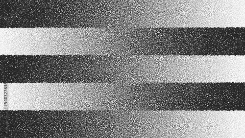 Black Noise Stipple Dots Halftone Gradient Vector Mixed Stripes Textured Background. Hand Drawn Dotwork Abstract Grungy Grainy Texture. Pointillism Art Straight Lines Grunge Conceptual Abstraction