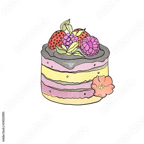 cake with cherry