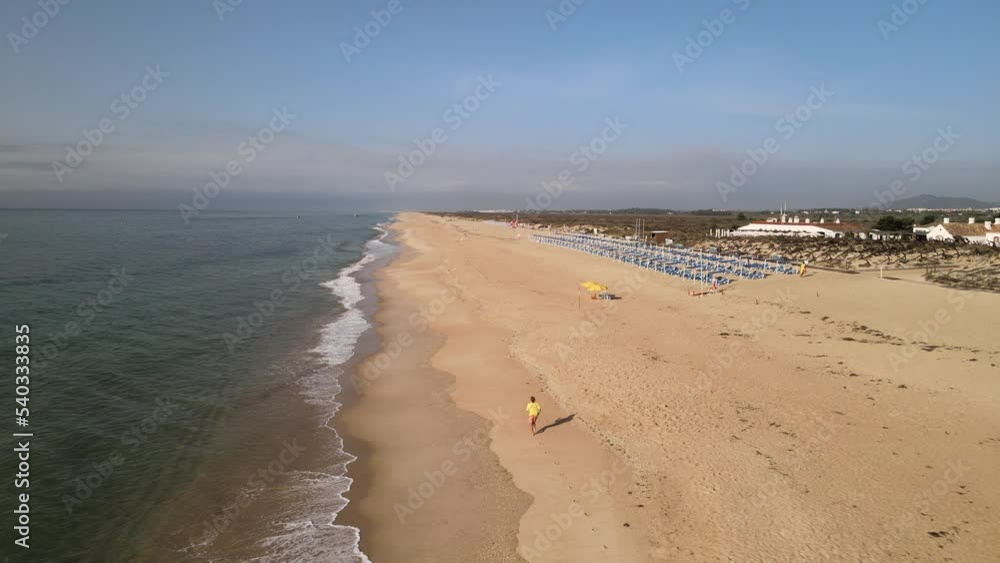 The aerial view of Tavira in Portugal The aerial view of Tavira in Portugal