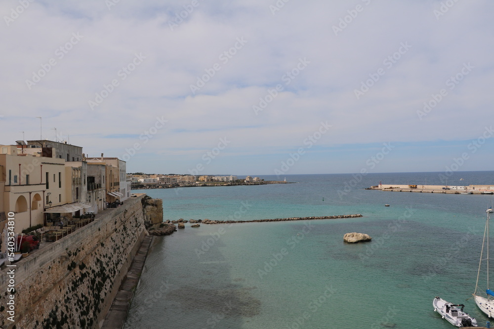 View from the Bastione dei Pelasgi in Otranto, Italy
