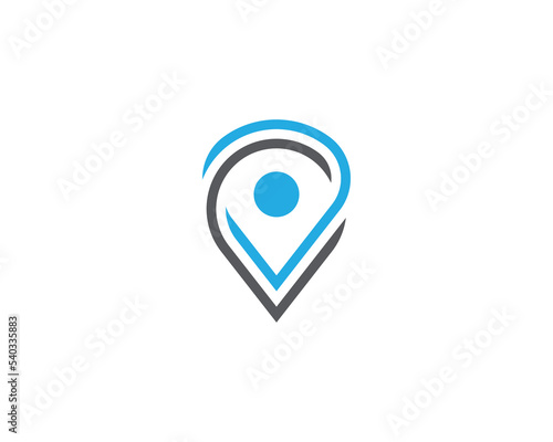 Free Download Pin Location Logo Concept symbol sign icon Element Design Line Art Style. Map, Marker, Place, Geotag Logotype. Vector illustration template - GFXLoad