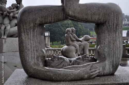 Photography Oslo, Norway - Statues and fountains in Vigeland Park in the center of Oslo