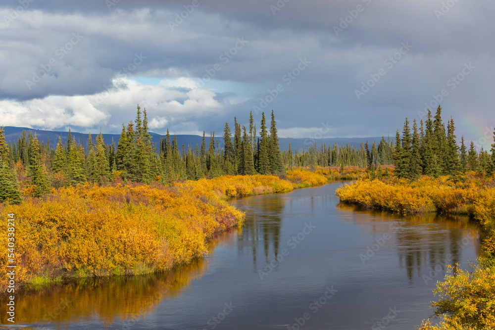 Obraz premium Autumn river