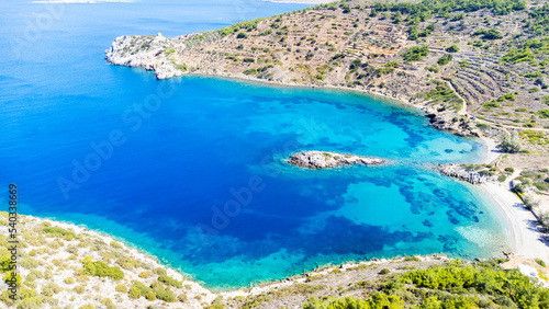 Chios island - Greece. Didima or Didyma beach (literally "twins") beach on the west side of the island