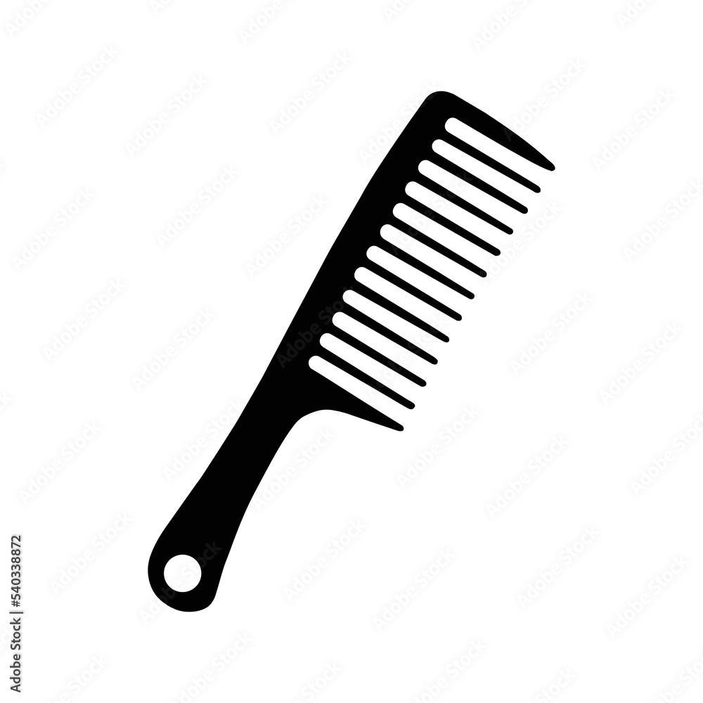 Beauty cosmetic hair comb icon | Black Vector illustration | Beauty cosmetic hair comb icon | Black Vector illustration |