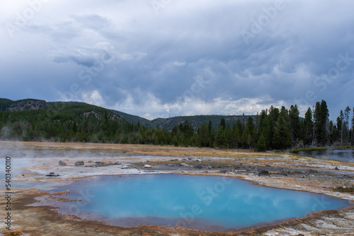 Hot spring in Yellowstone