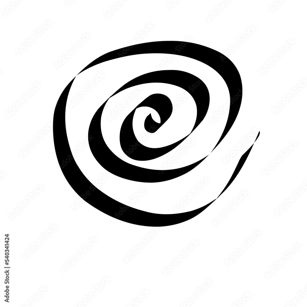 Hand Drawn Vortex Shapes Hand Drawn Vortex Shapes