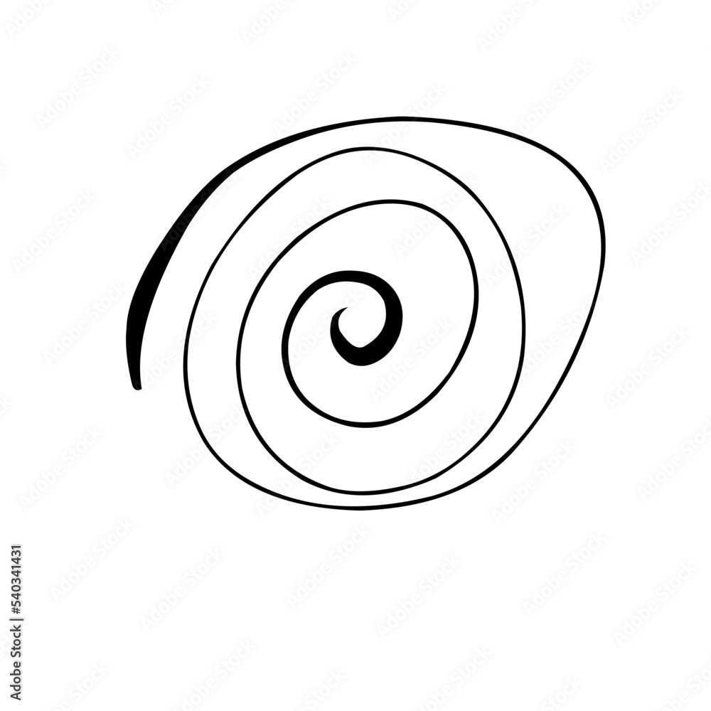 Hand Drawn Vortex Shapes Hand Drawn Vortex Shapes