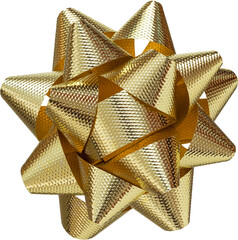Christmas gold bow