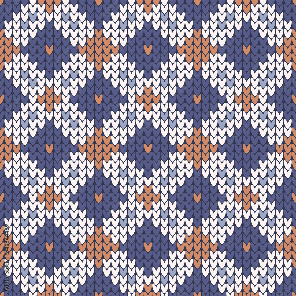Geometric abstract blue-white seamless pattern. Geometric abstract blue-white seamless pattern.