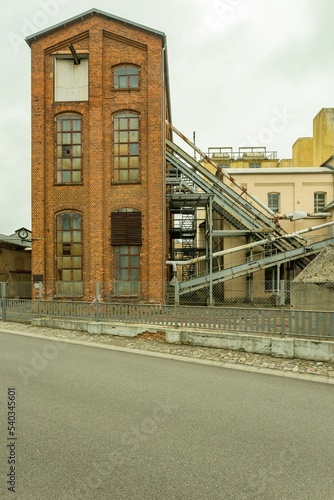 Brikettfabrik Louise in Domsdorf, das seit 1998 als Ortsteil zur Stadt Uebigau-Wahrenbrück gehört