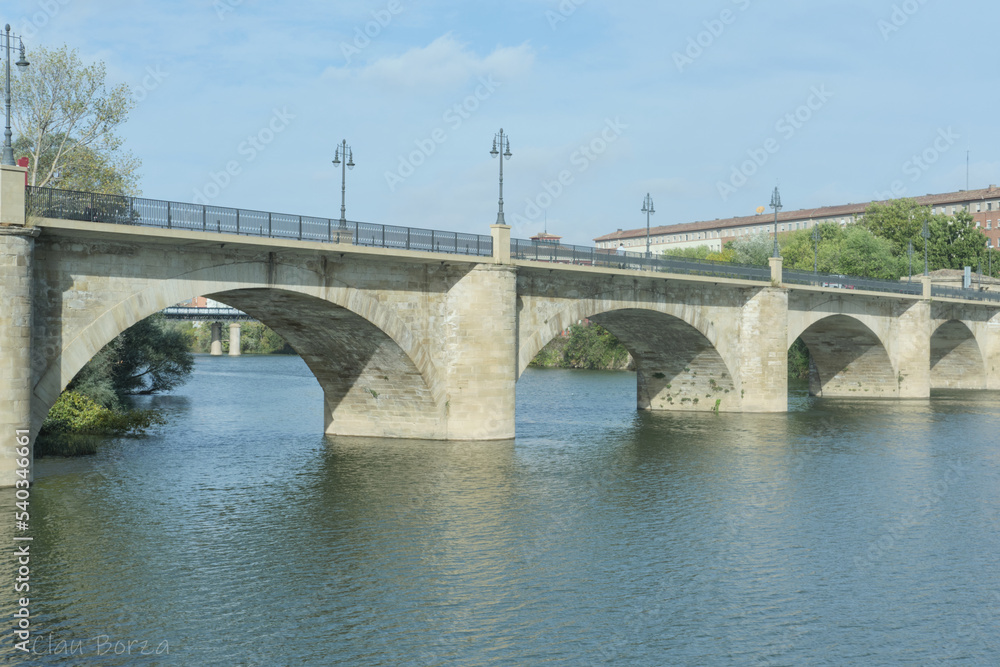 bridge over the river ebro