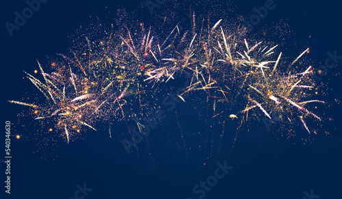 Fotografie, Obraz Holiday background with fireworks