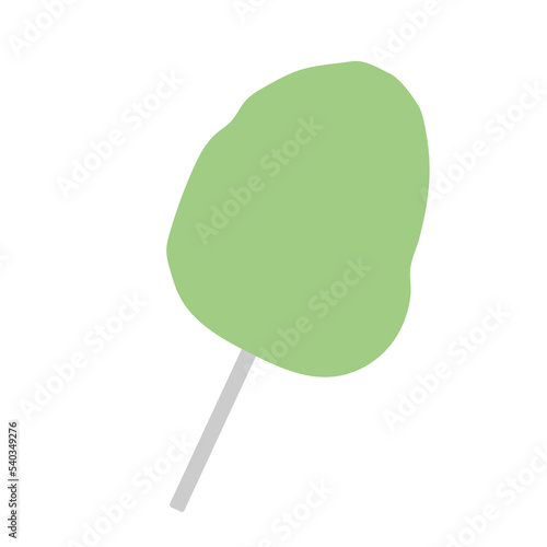simple green sweet cotton candy
