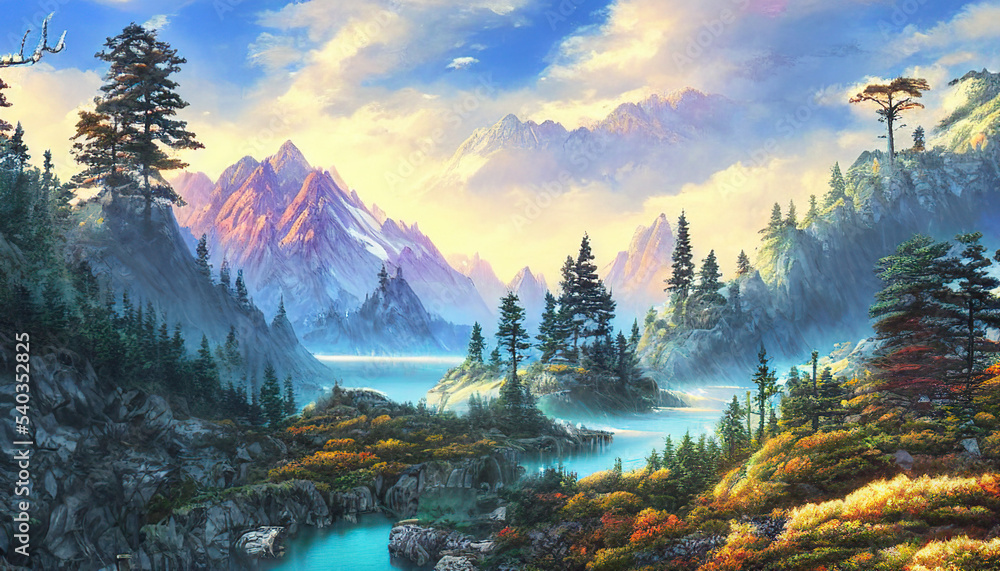 Landscape generated by AI Landscape generated by AI