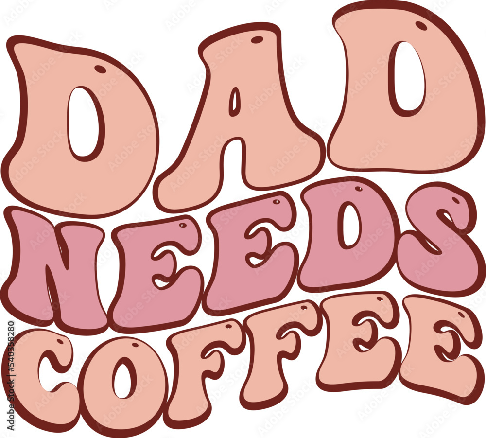 Obraz premium Retro Coffee Svg Design