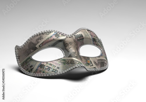 日本紙幣の仮面