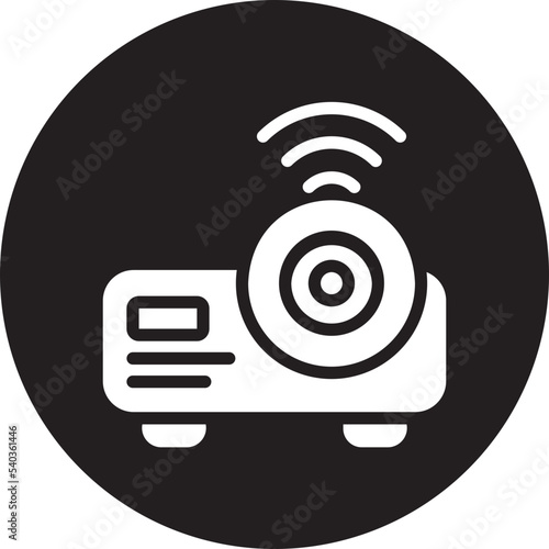 projector glyph icon