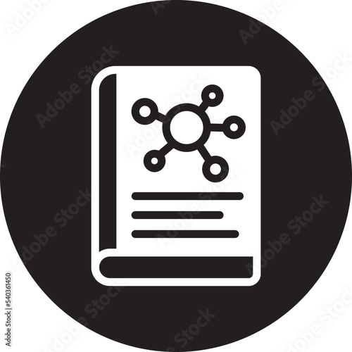 science book glyph icon