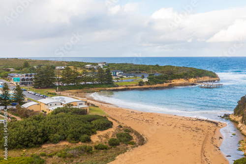 Wallpaper Mural Photograph of the beach foreshore and jetty at Port Campbell on the Great Ocean Road in Victoria in regional Australia Torontodigital.ca