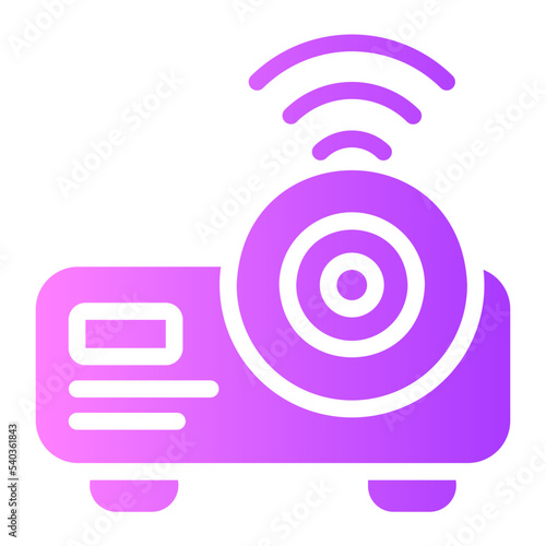 projector gradient icon