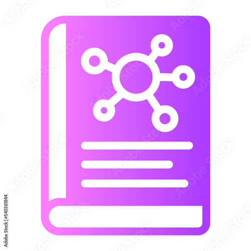 science book gradient icon