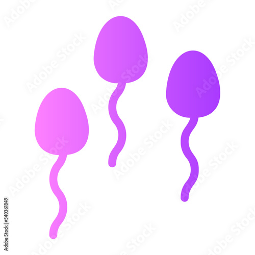 sperm gradient icon