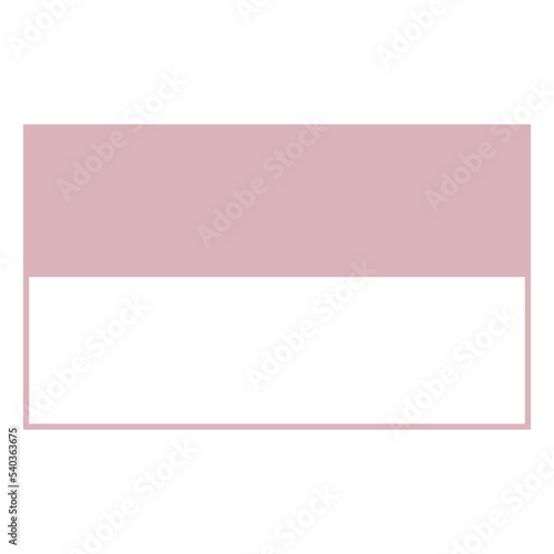 2分割されたシンプルな四角いフレーム