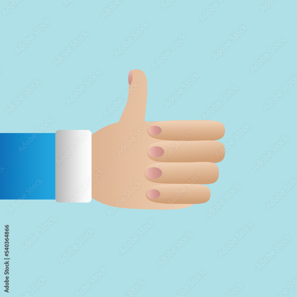 Businessman hands hold thumbs up.vector illustration Businessman hands hold thumbs up.vector illustration