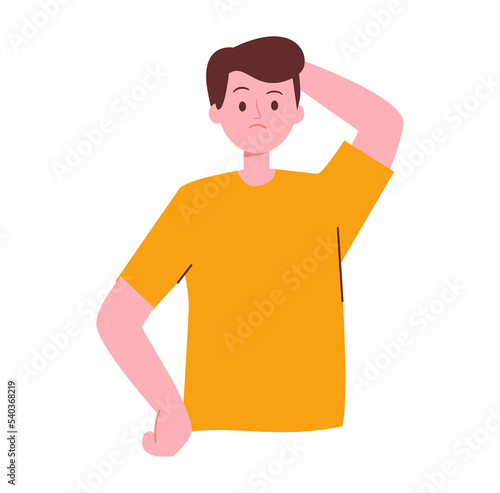 Confused man