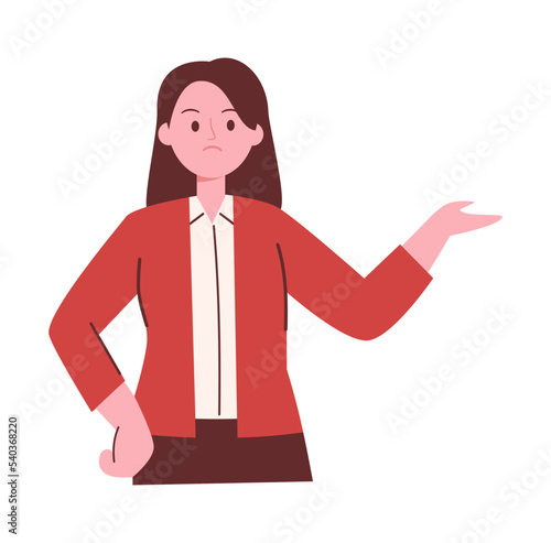 Confused woman