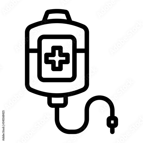 transfusion line icon