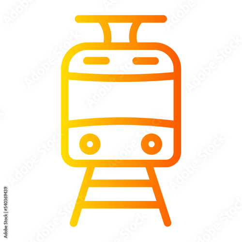 tramway gradient icon