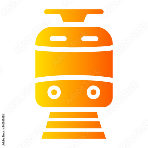 tramway gradient icon