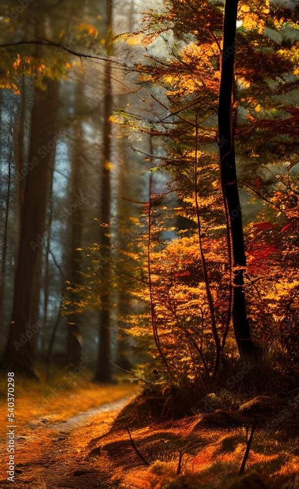 Obraz premium autumn in the forest