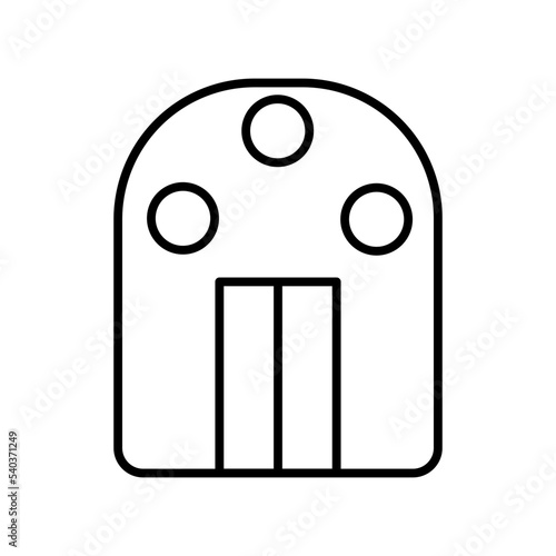 hotel line icon