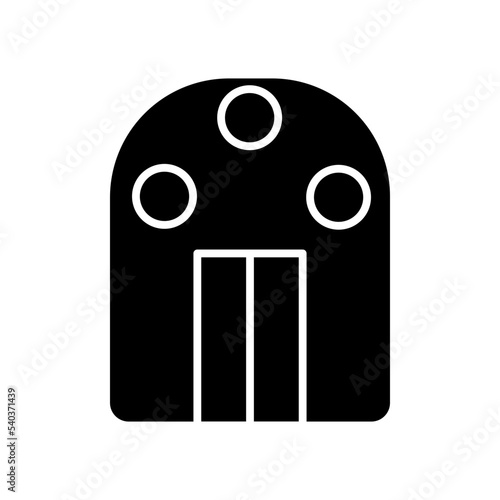 hotel glyph icon