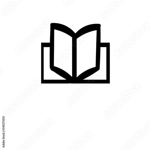 book icon. sign design