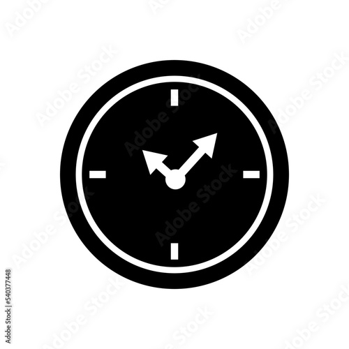 clock symbols template flat