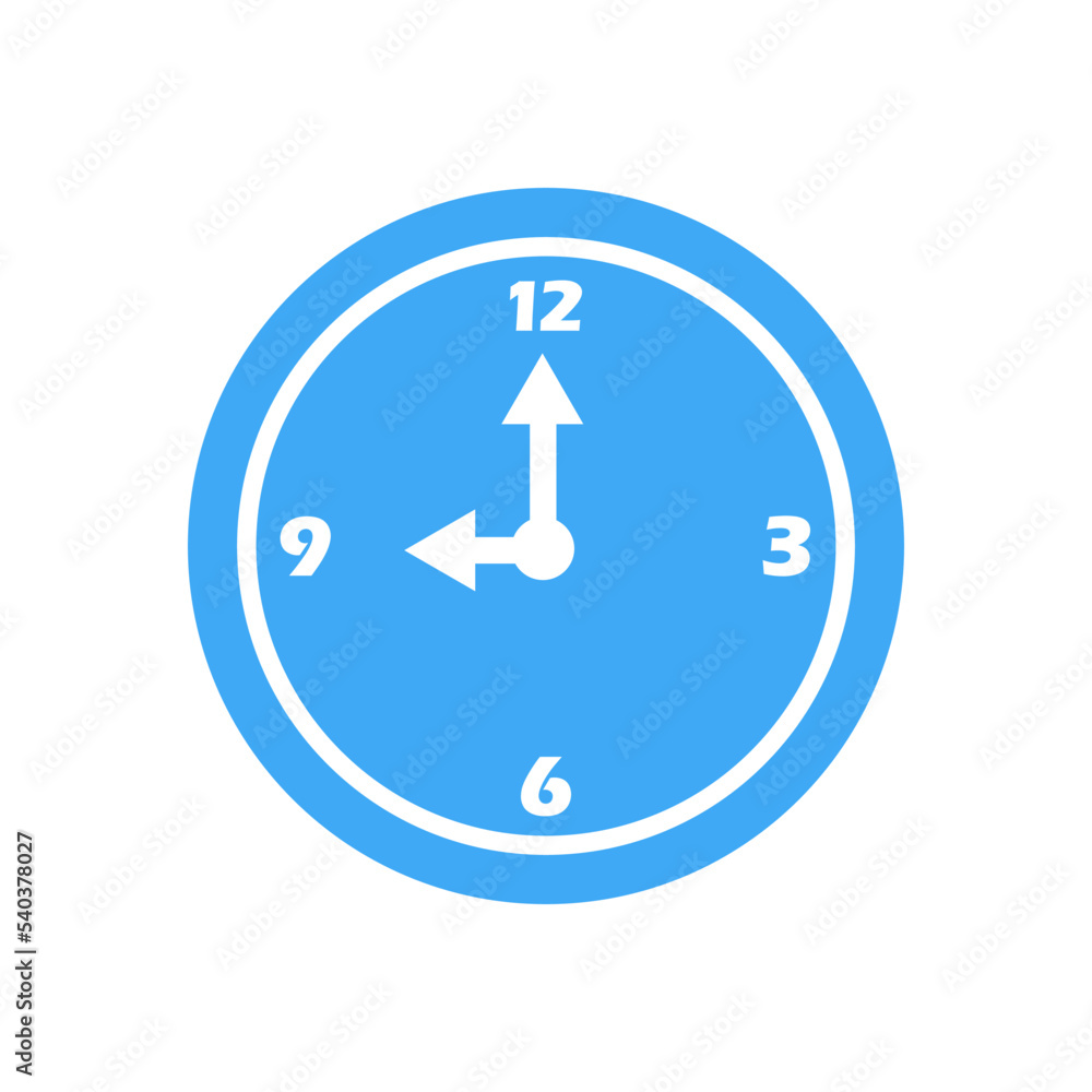 clock color symbols template flat clock color symbols template flat